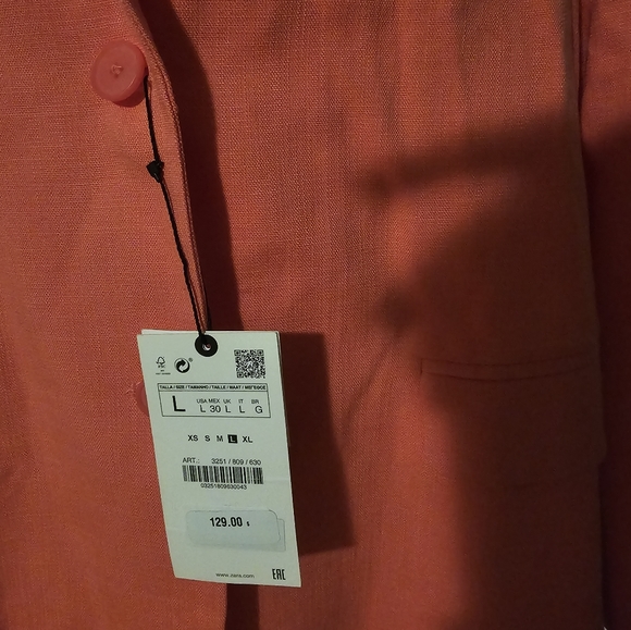 Zara pink suite jacket - Picture 3 of 6